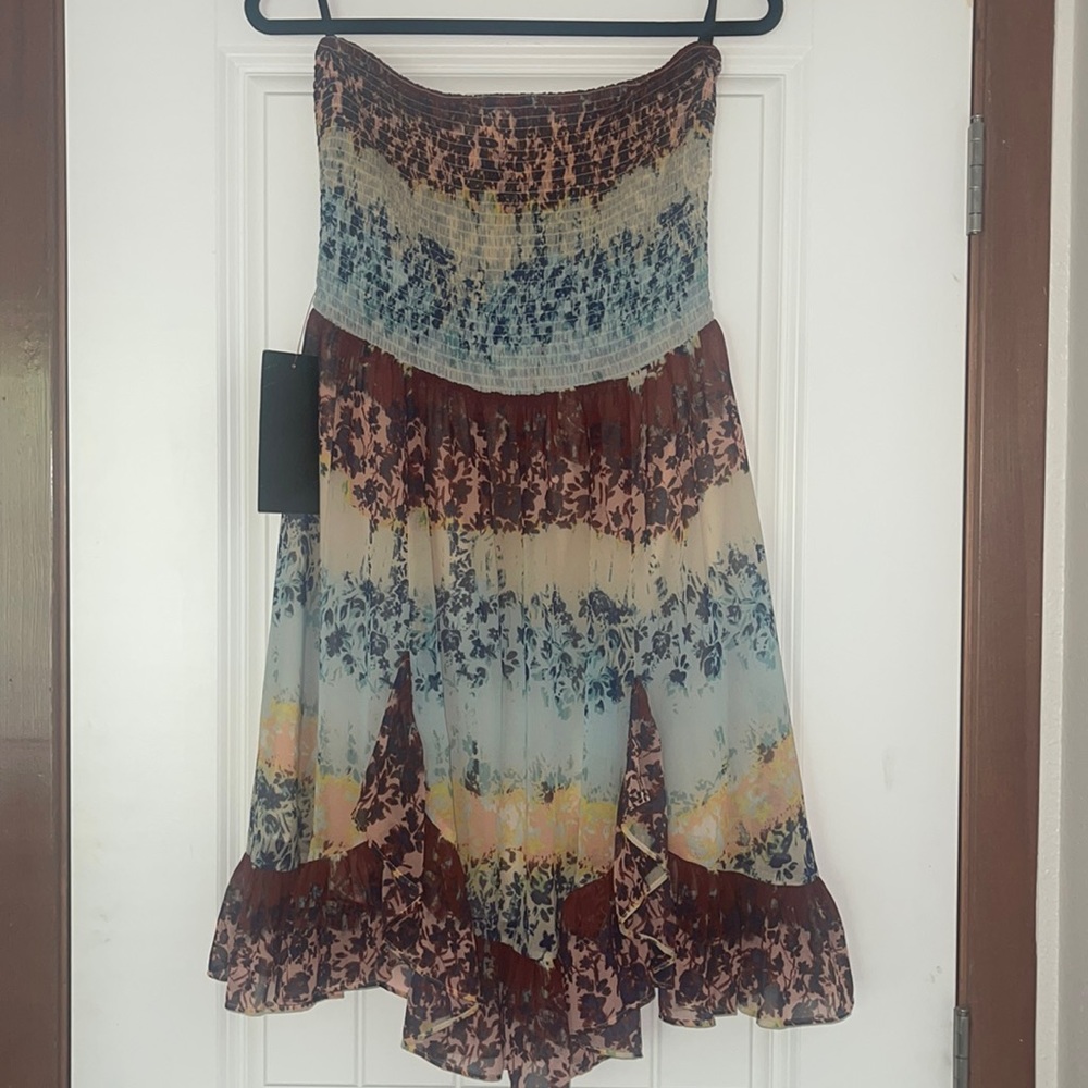 Bebe printed midi dress